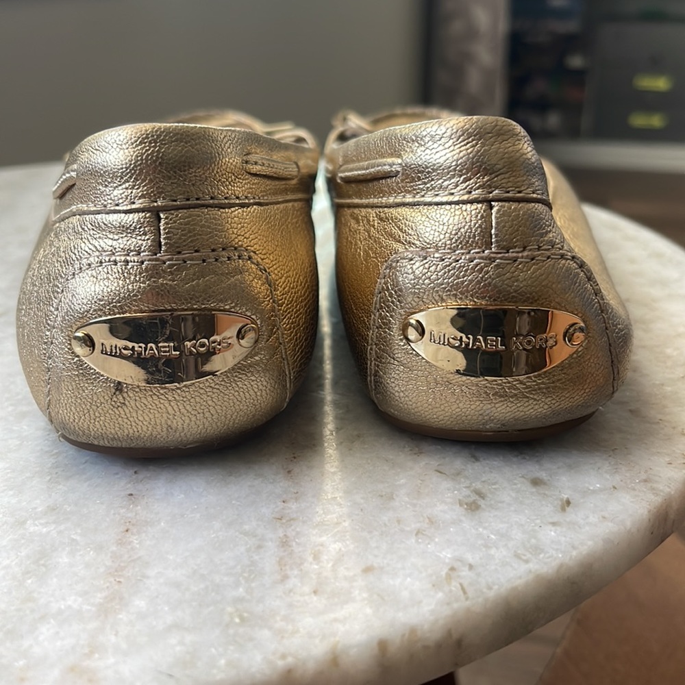 Gold Michael kors loafers moccasins - Picture 6 of 6